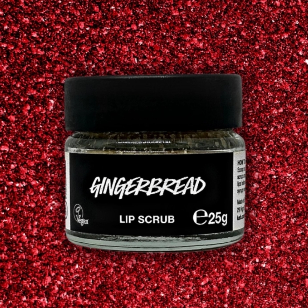 🌟HP🌟❇️GINGERBREAD LUSH DISCONTINUED Lip Scrub NWT